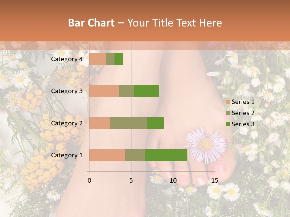Natural Caucasian Seduce PowerPoint Template