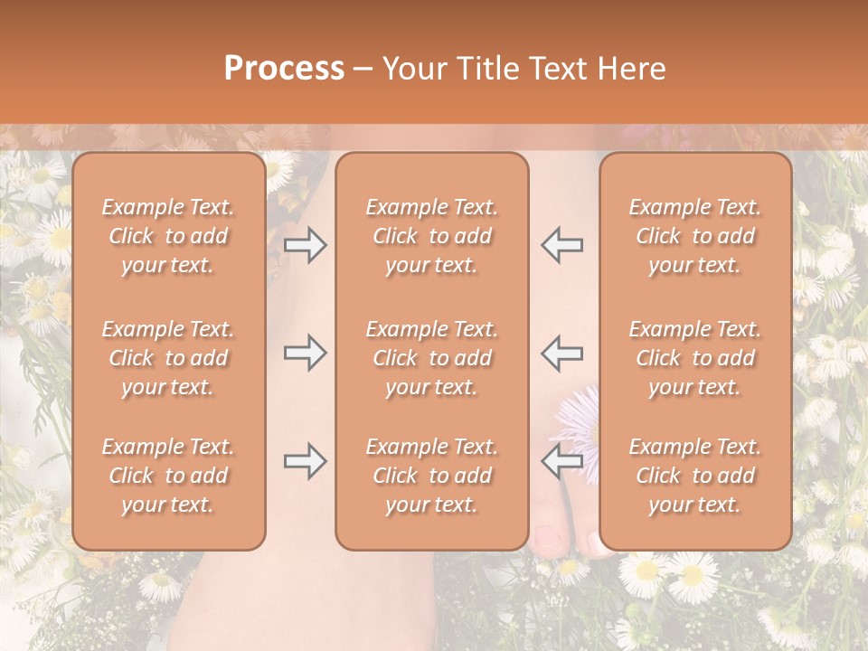 Natural Caucasian Seduce PowerPoint Template