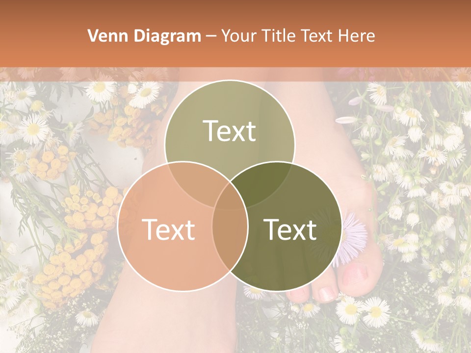 Natural Caucasian Seduce PowerPoint Template