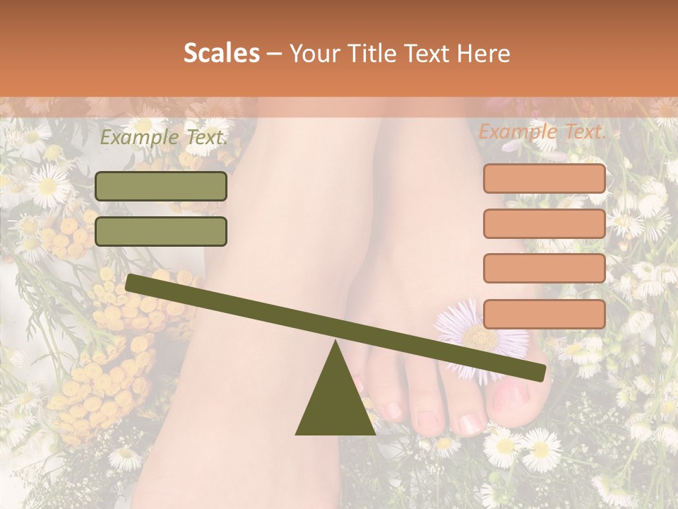 Natural Caucasian Seduce PowerPoint Template