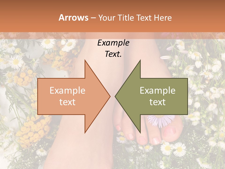 Natural Caucasian Seduce PowerPoint Template