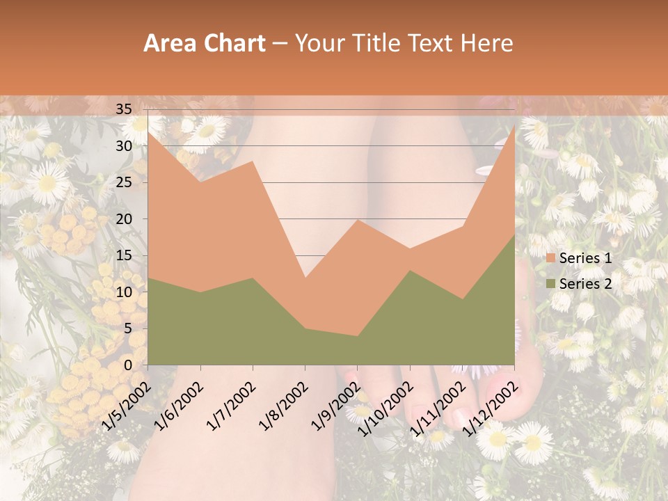Natural Caucasian Seduce PowerPoint Template