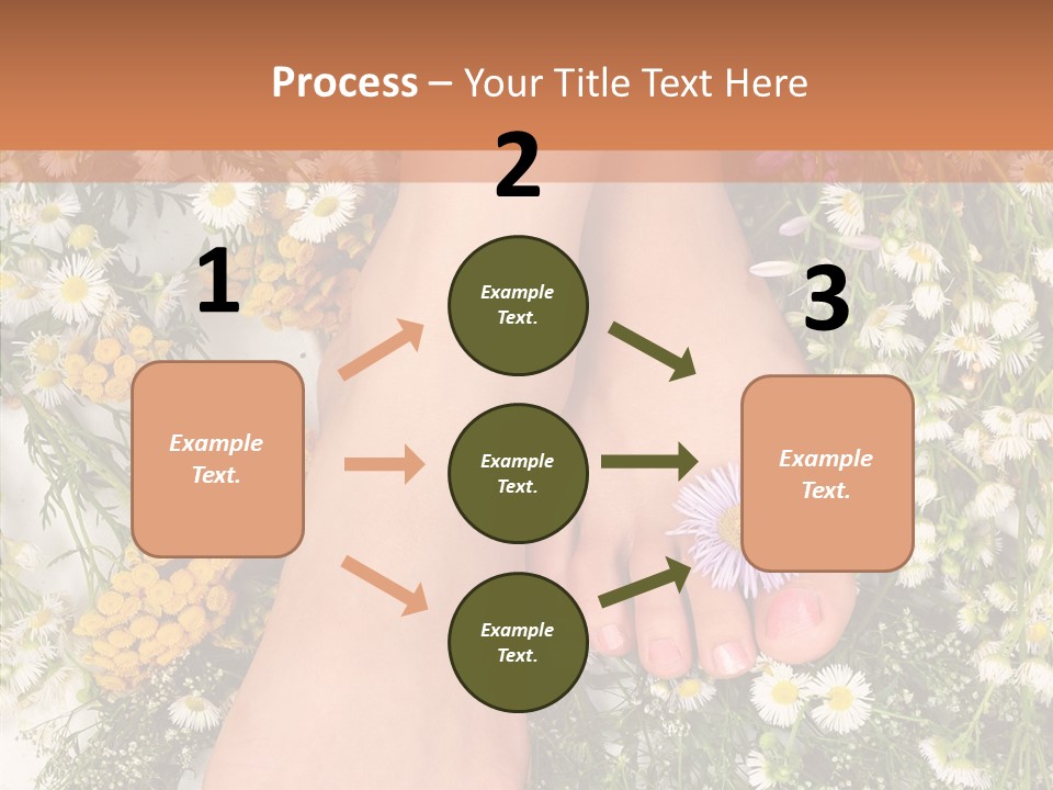 Natural Caucasian Seduce PowerPoint Template