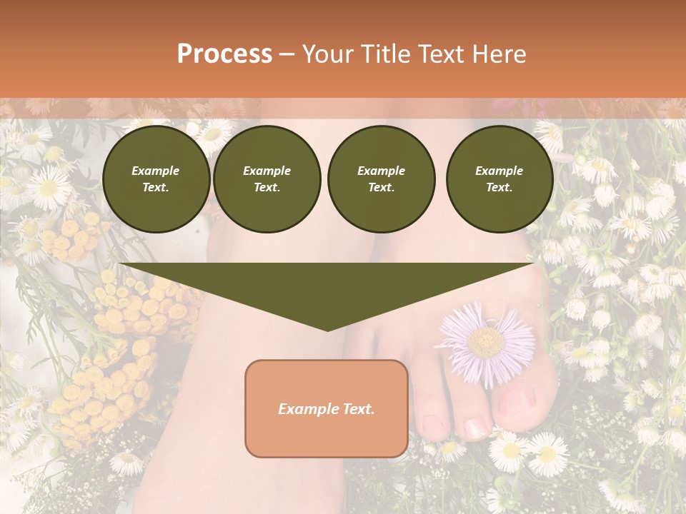 Natural Caucasian Seduce PowerPoint Template