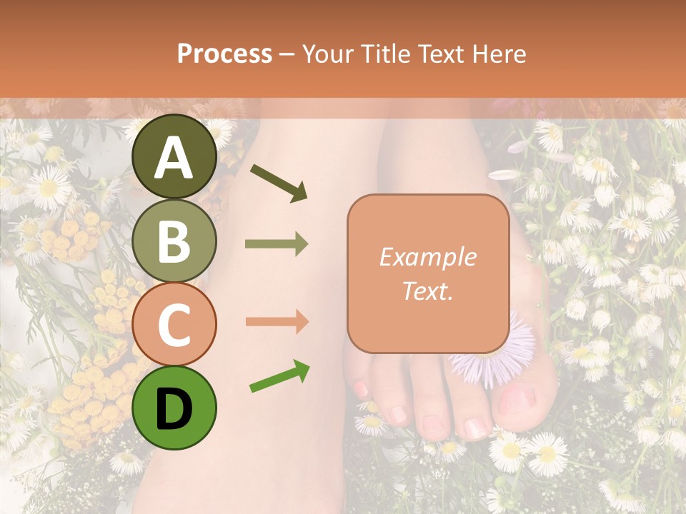 Natural Caucasian Seduce PowerPoint Template