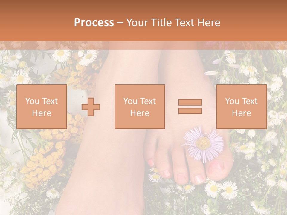 Natural Caucasian Seduce PowerPoint Template