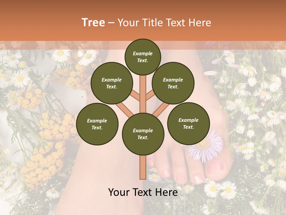 Natural Caucasian Seduce PowerPoint Template