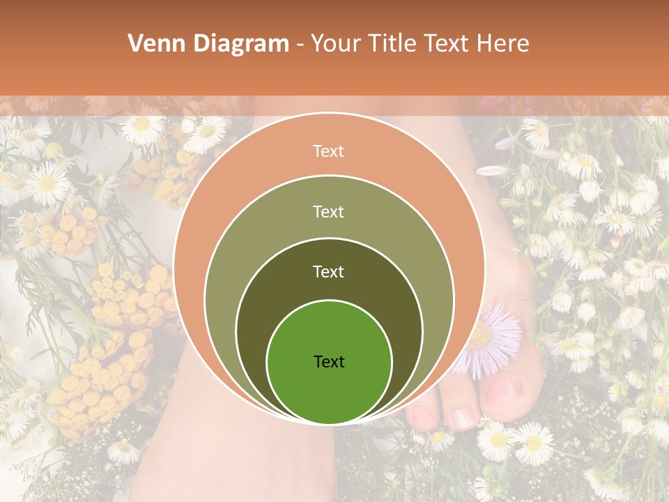 Natural Caucasian Seduce PowerPoint Template