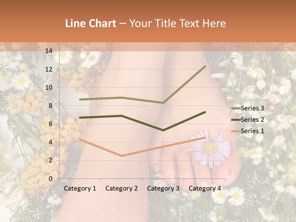 Natural Caucasian Seduce PowerPoint Template