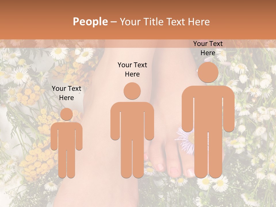 Natural Caucasian Seduce PowerPoint Template