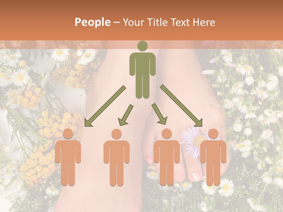 Natural Caucasian Seduce PowerPoint Template