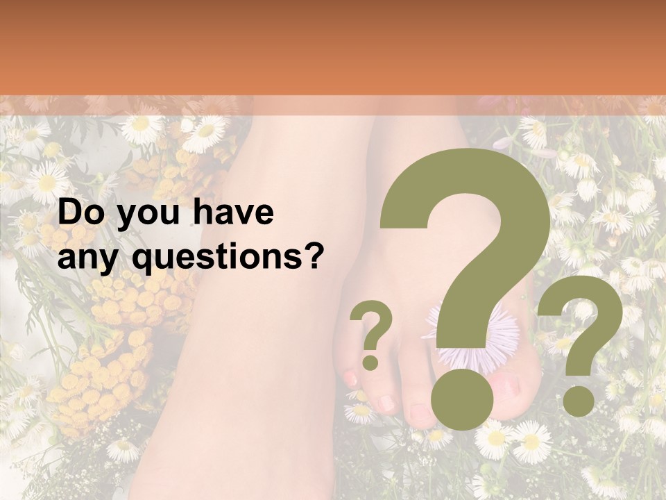 Natural Caucasian Seduce PowerPoint Template