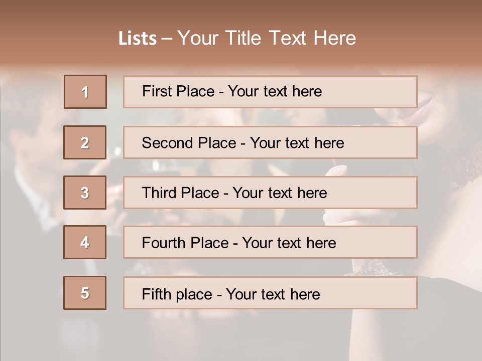 Beautiful Celebrate People PowerPoint Template