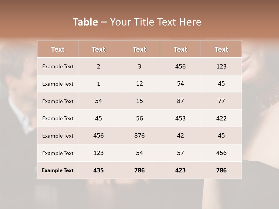 Beautiful Celebrate People PowerPoint Template