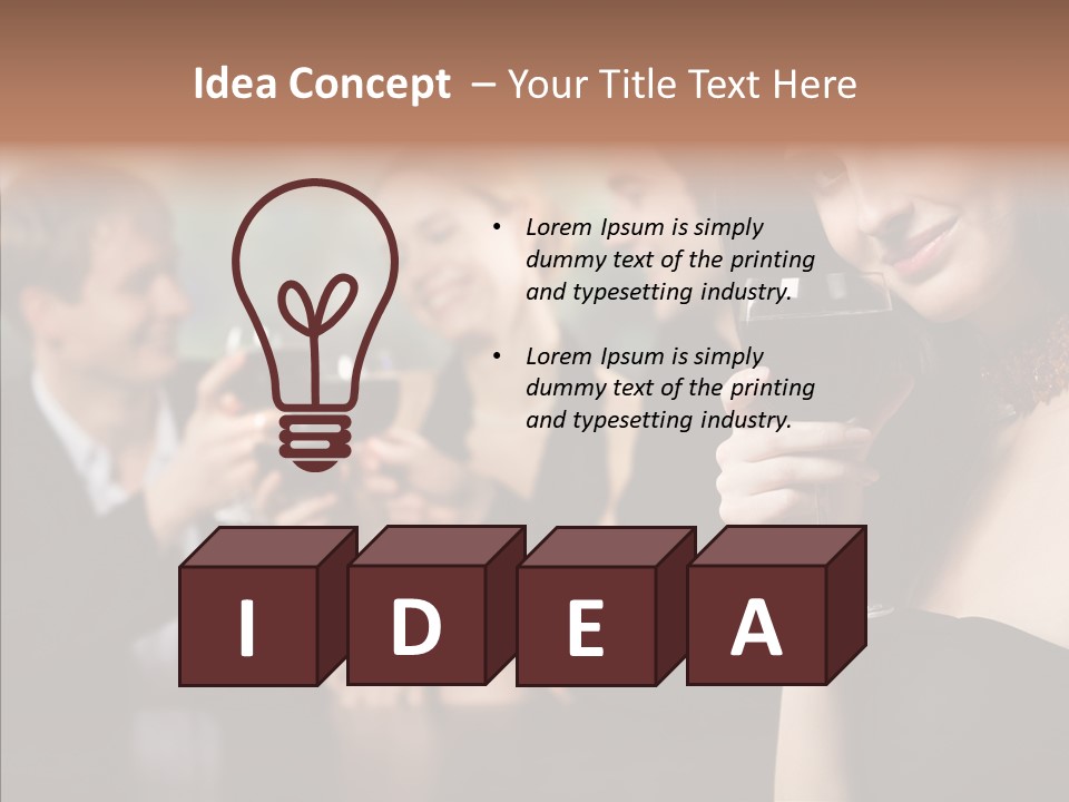 Beautiful Celebrate People PowerPoint Template