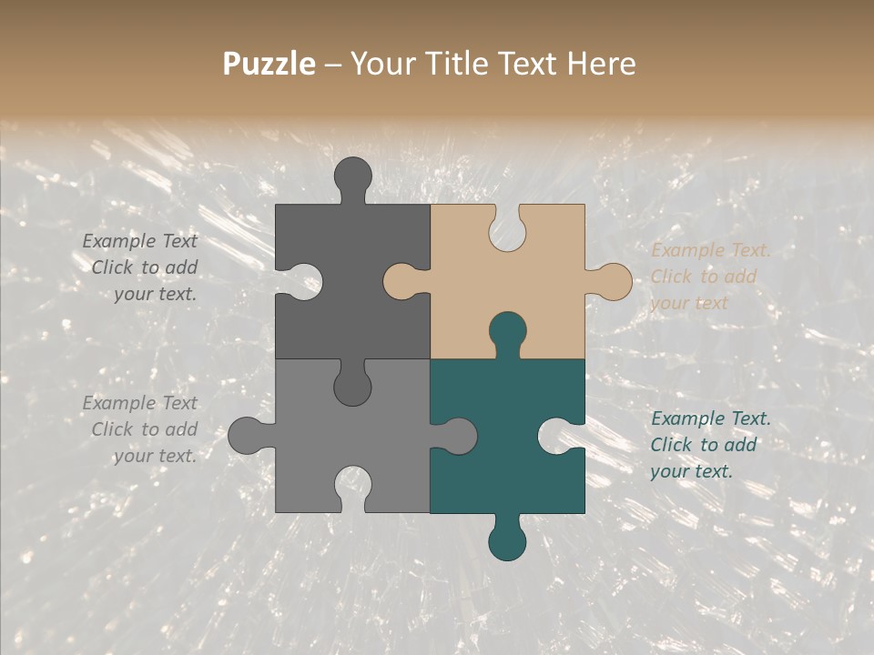 Fracture Bullet Destruction PowerPoint Template