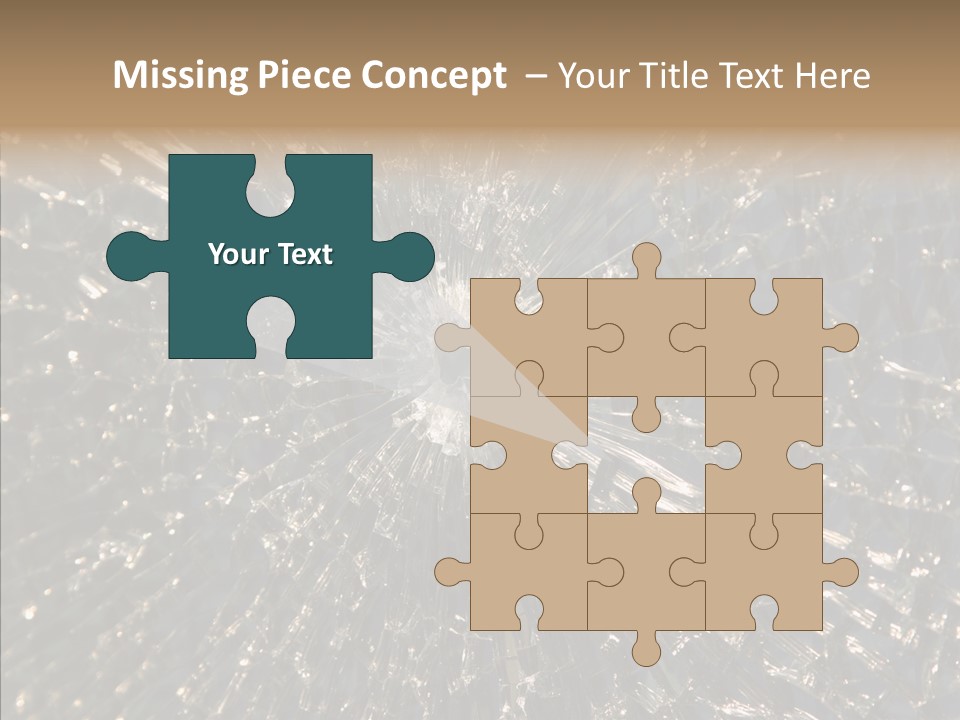 Fracture Bullet Destruction PowerPoint Template