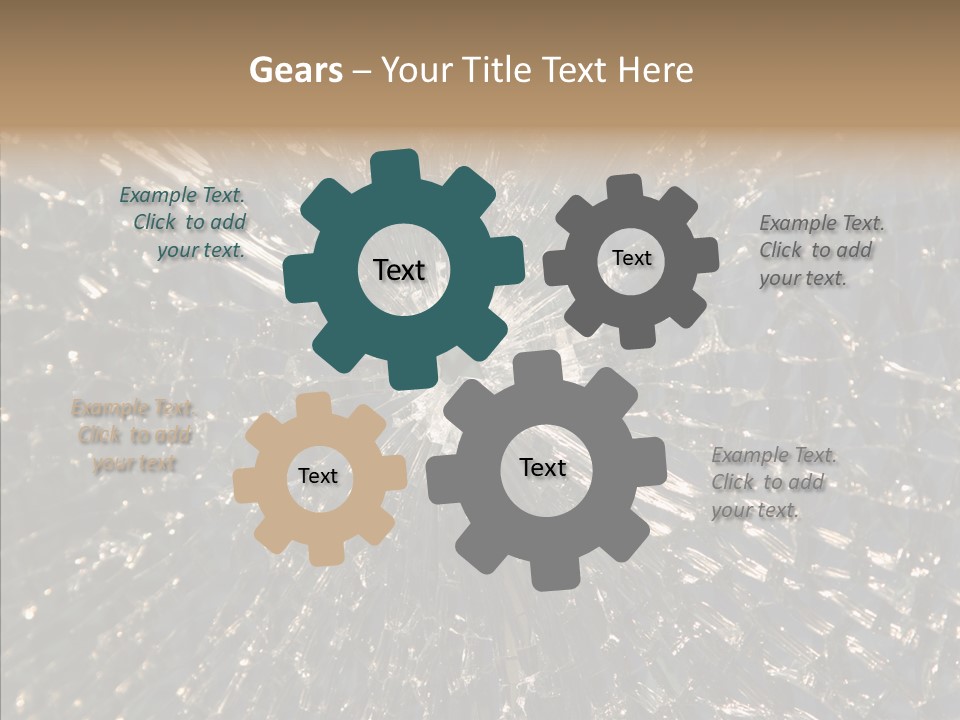 Fracture Bullet Destruction PowerPoint Template