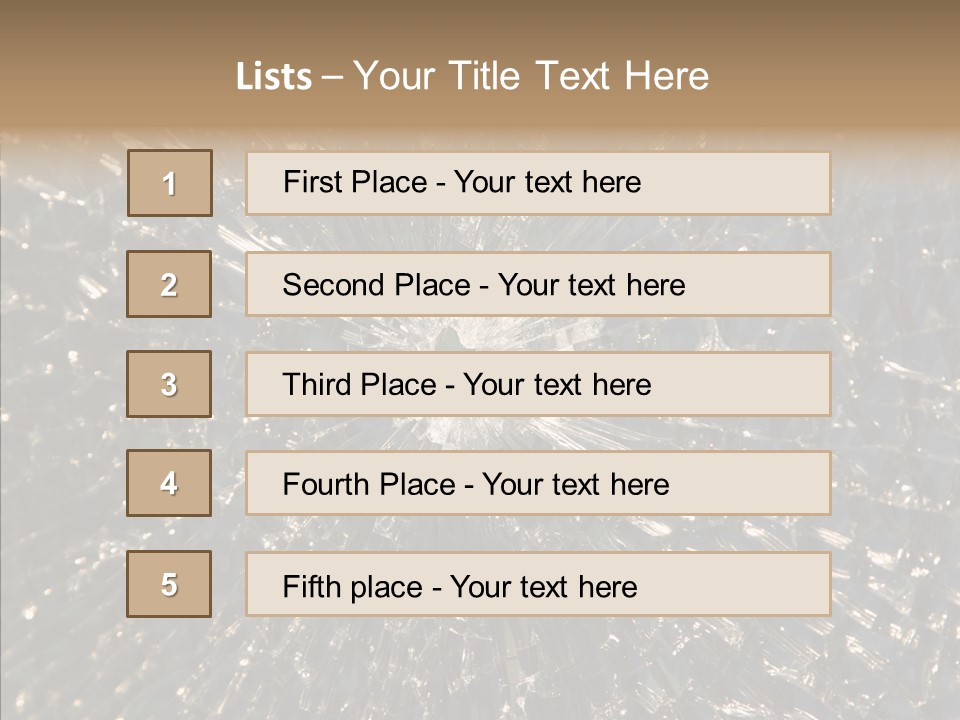 Fracture Bullet Destruction PowerPoint Template