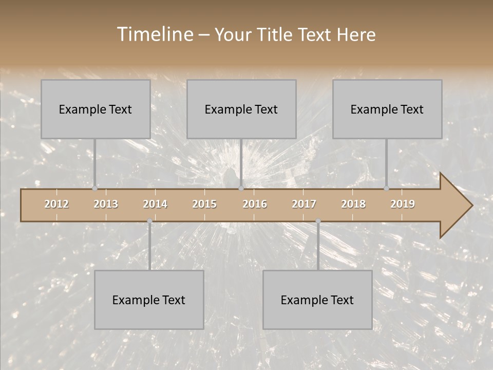 Fracture Bullet Destruction PowerPoint Template