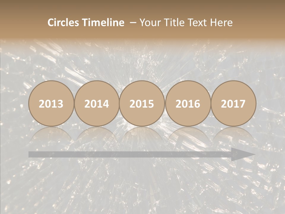 Fracture Bullet Destruction PowerPoint Template