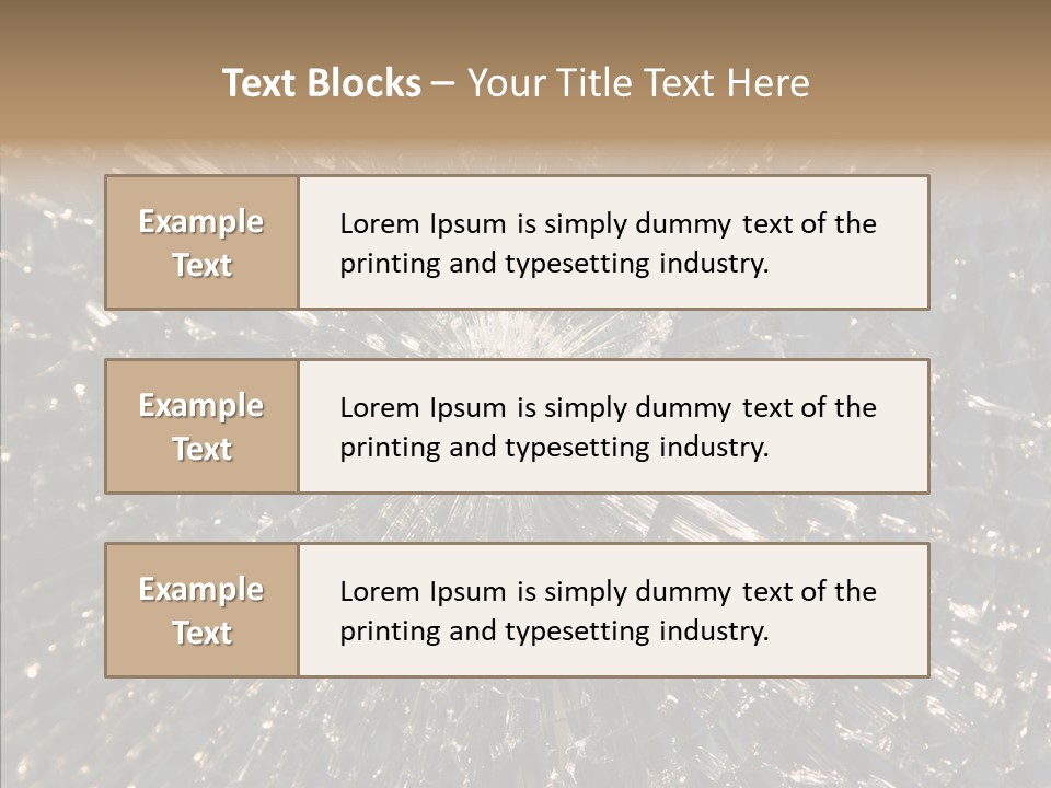 Fracture Bullet Destruction PowerPoint Template