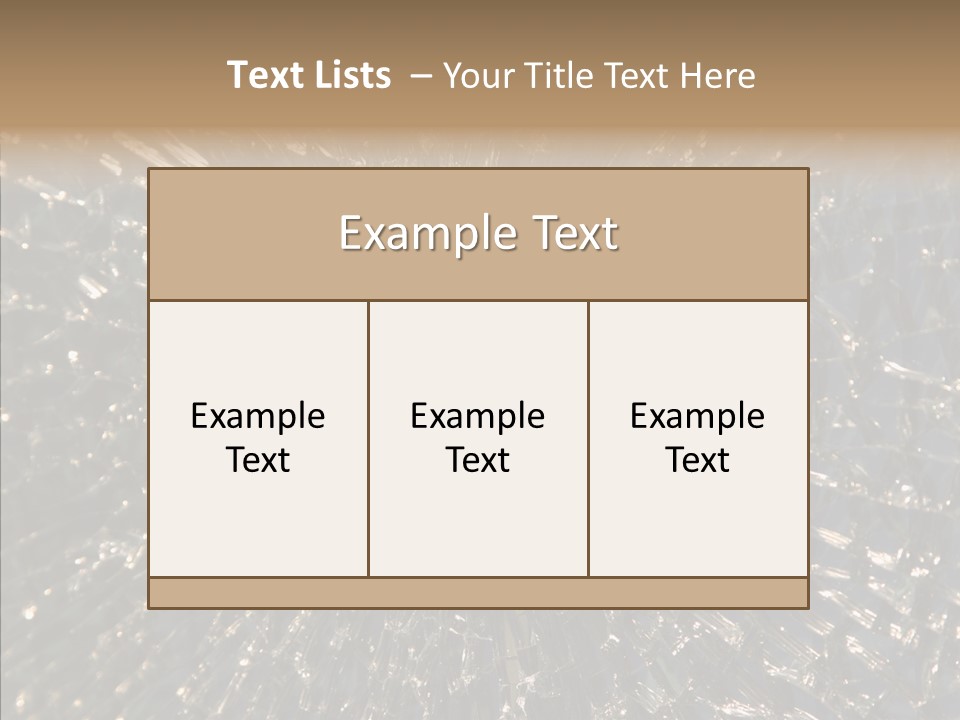 Fracture Bullet Destruction PowerPoint Template