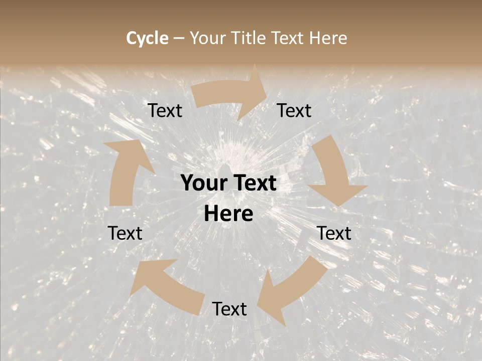 Fracture Bullet Destruction PowerPoint Template