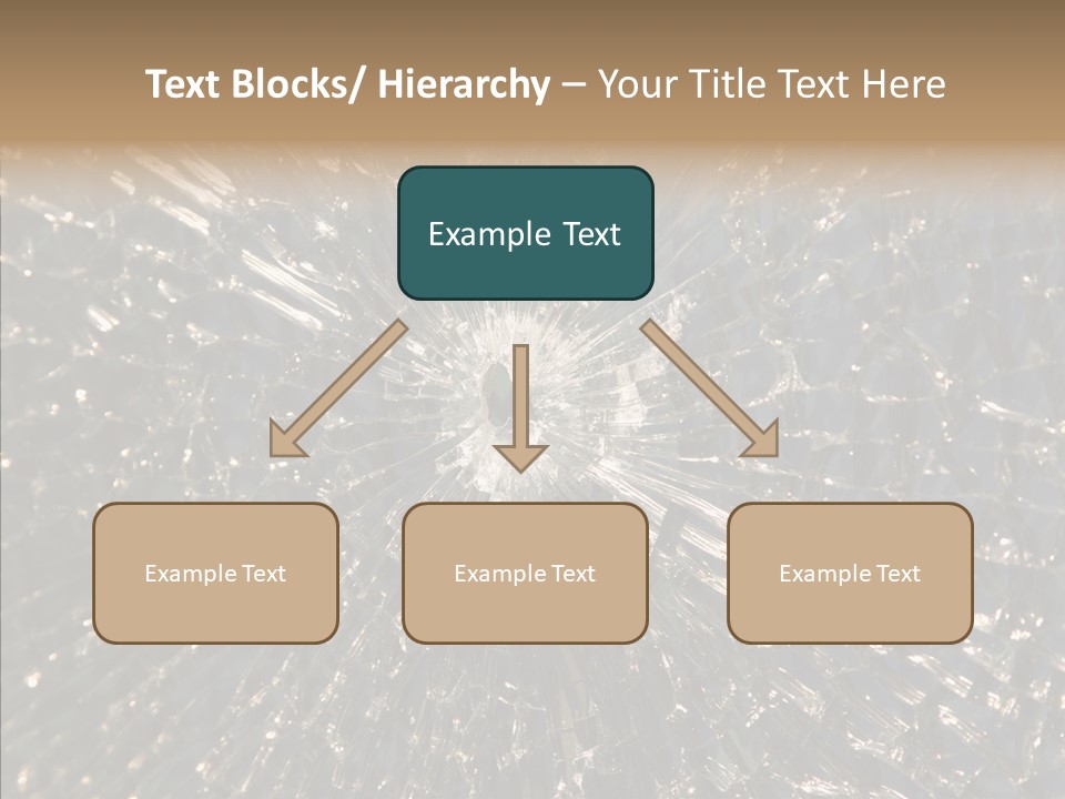 Fracture Bullet Destruction PowerPoint Template