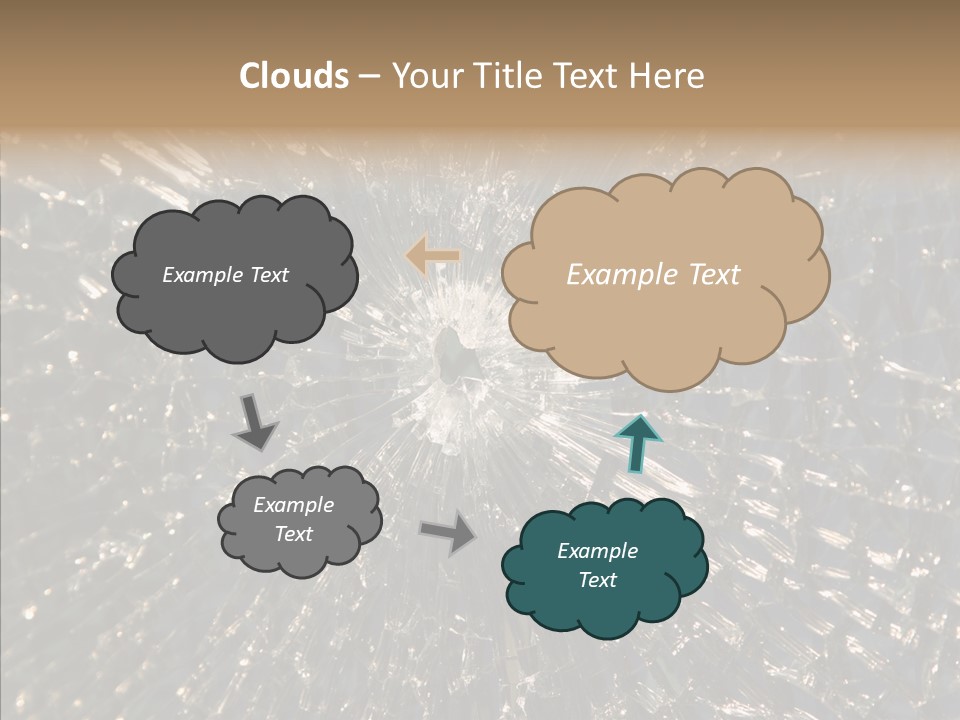 Fracture Bullet Destruction PowerPoint Template