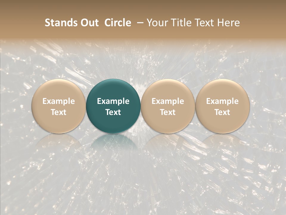 Fracture Bullet Destruction PowerPoint Template