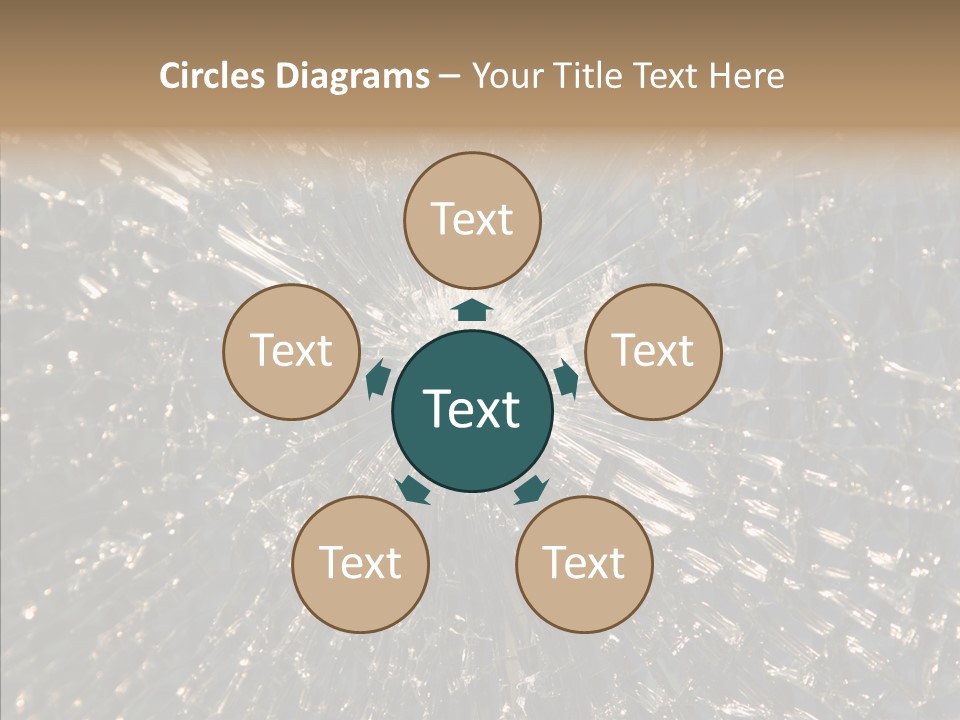 Fracture Bullet Destruction PowerPoint Template