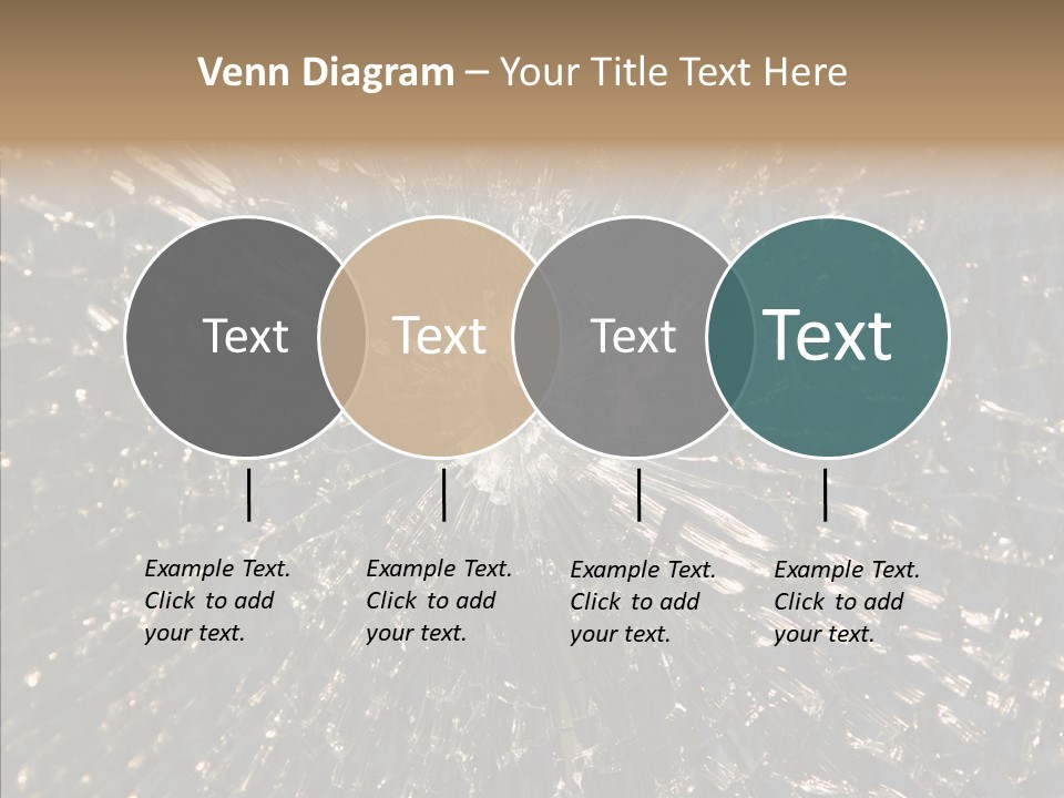 Fracture Bullet Destruction PowerPoint Template