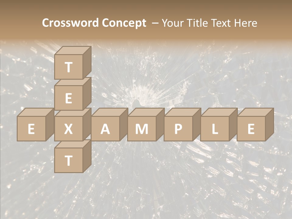 Fracture Bullet Destruction PowerPoint Template
