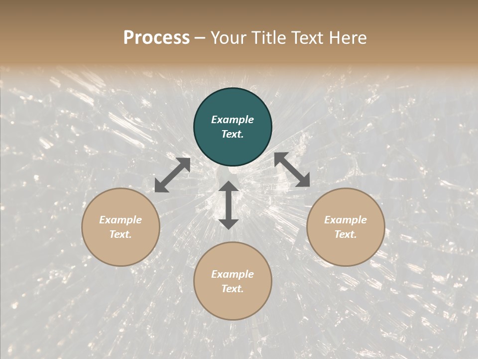Fracture Bullet Destruction PowerPoint Template