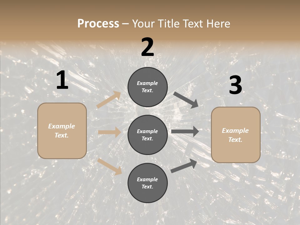 Fracture Bullet Destruction PowerPoint Template