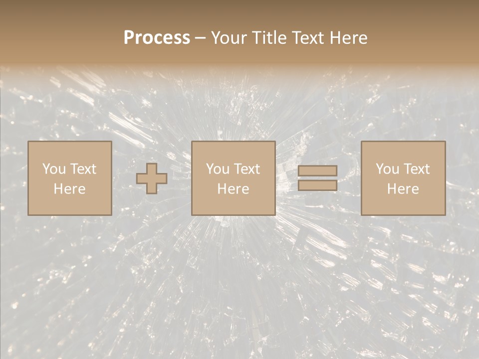 Fracture Bullet Destruction PowerPoint Template