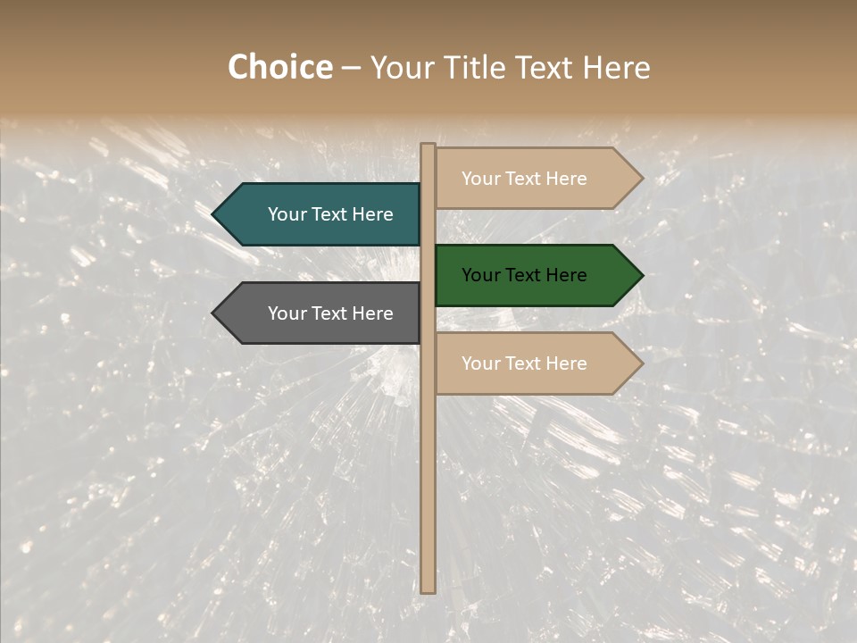 Fracture Bullet Destruction PowerPoint Template