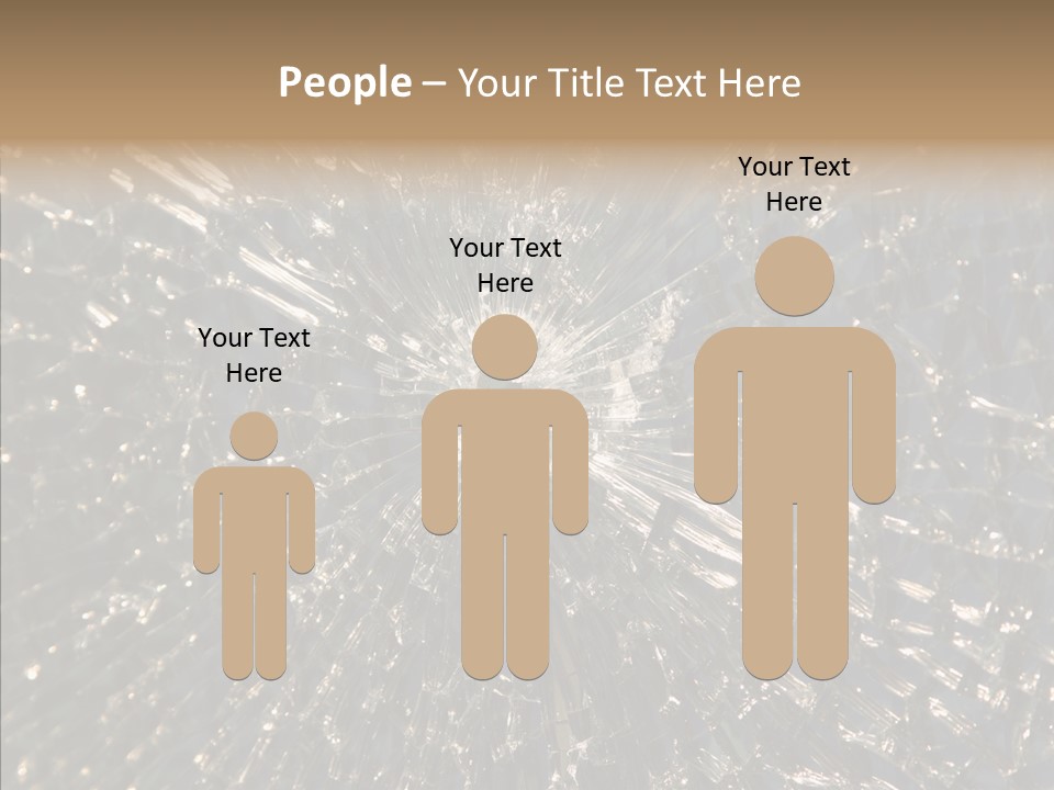 Fracture Bullet Destruction PowerPoint Template