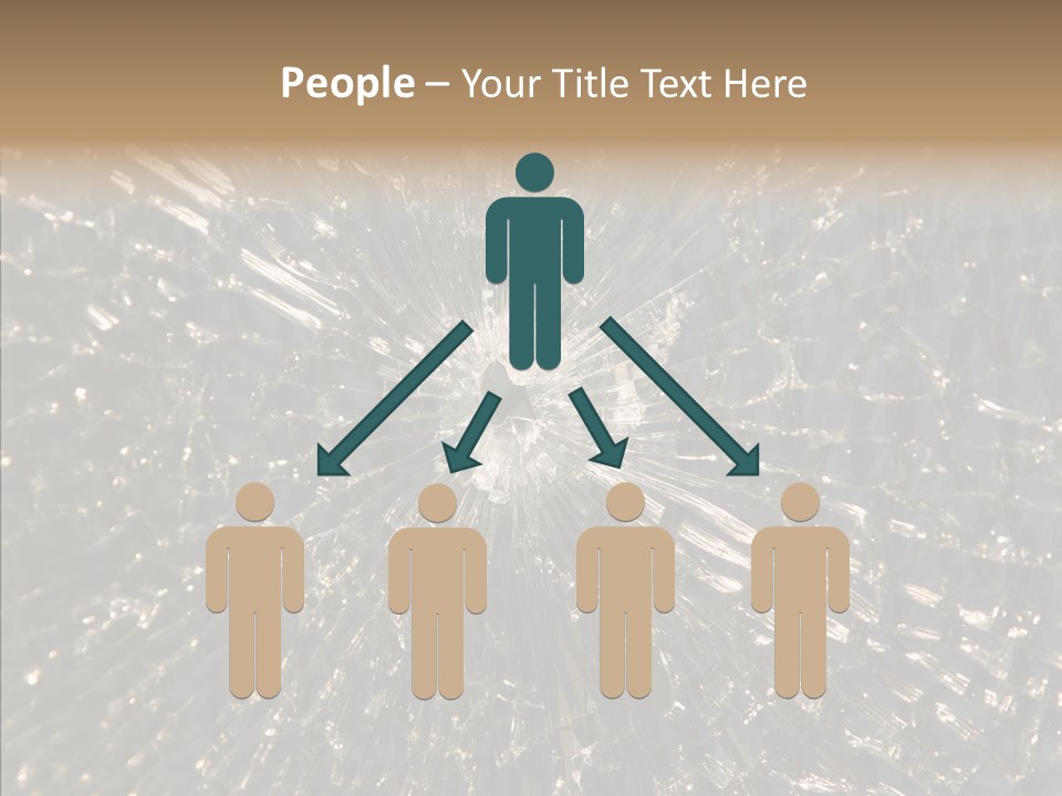 Fracture Bullet Destruction PowerPoint Template