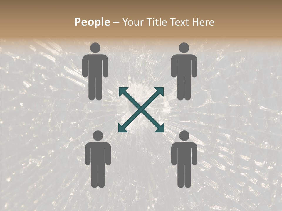 Fracture Bullet Destruction PowerPoint Template