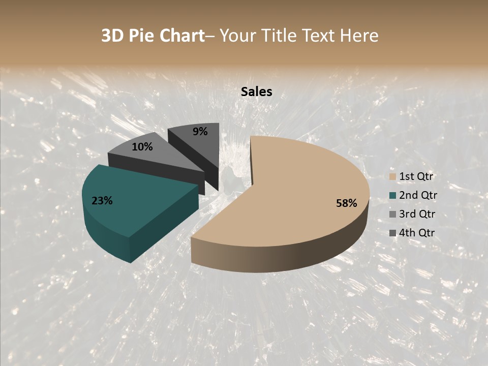 Fracture Bullet Destruction PowerPoint Template
