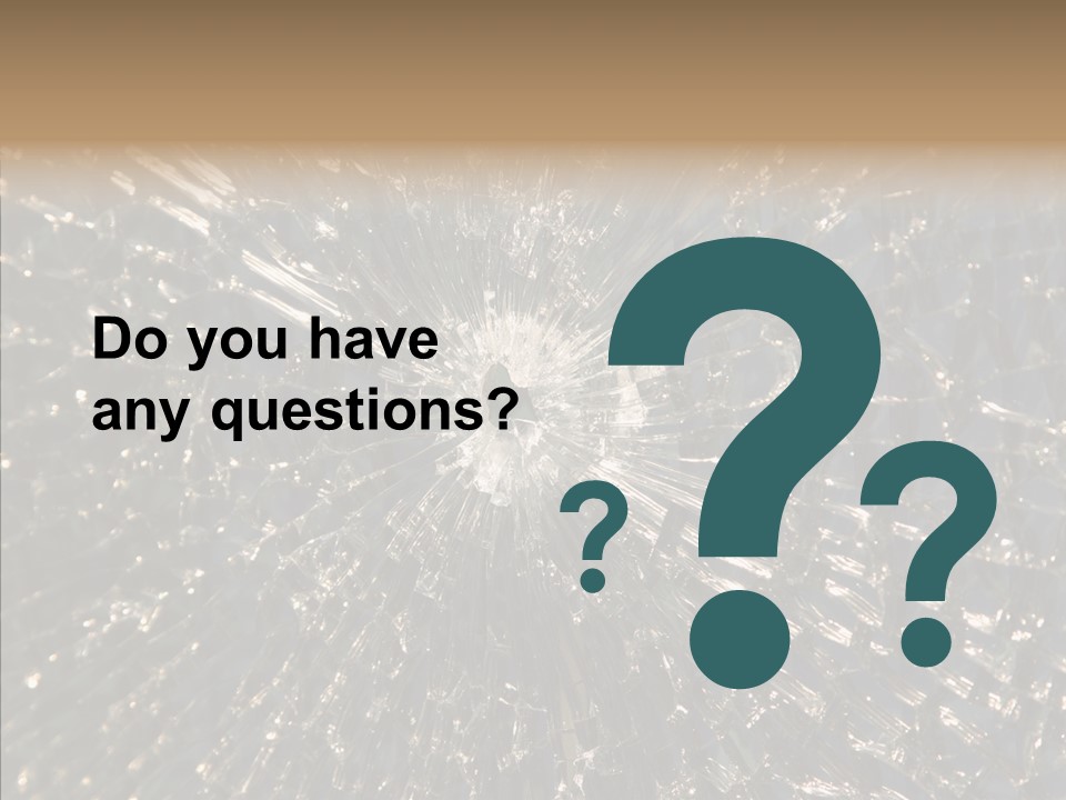 Fracture Bullet Destruction PowerPoint Template