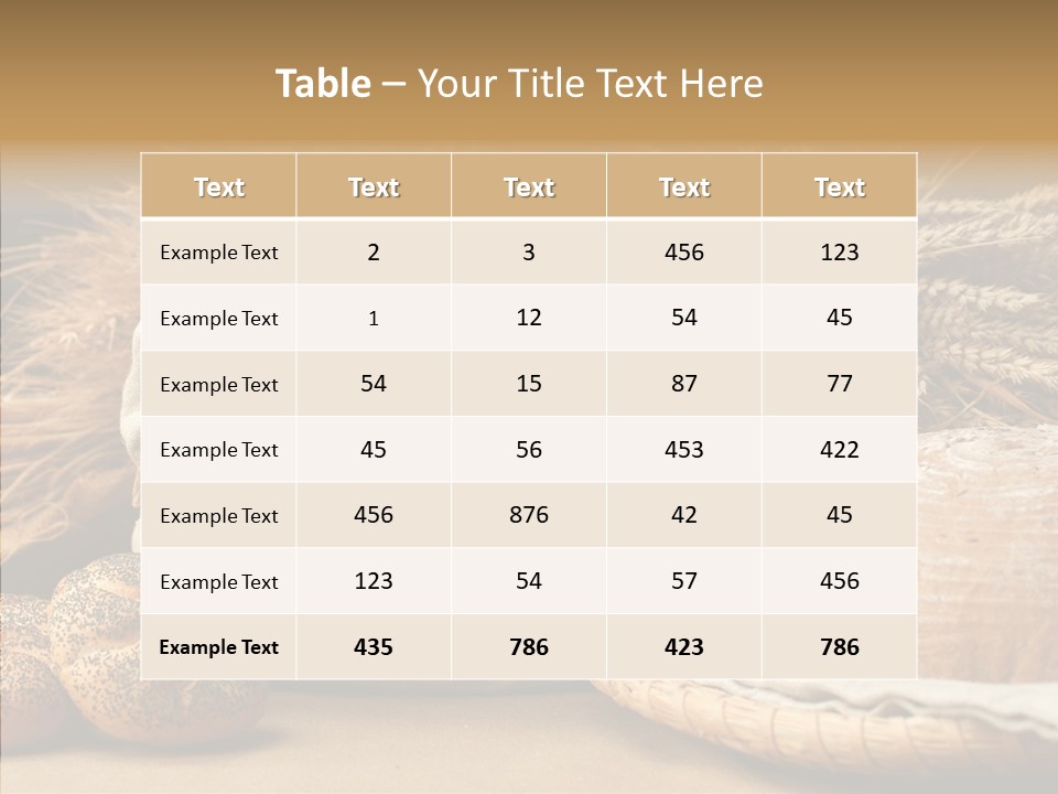 Corn Food Dinner PowerPoint Template