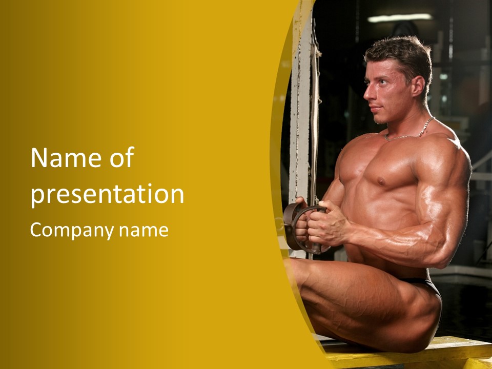 Grip Work Athletic PowerPoint Template