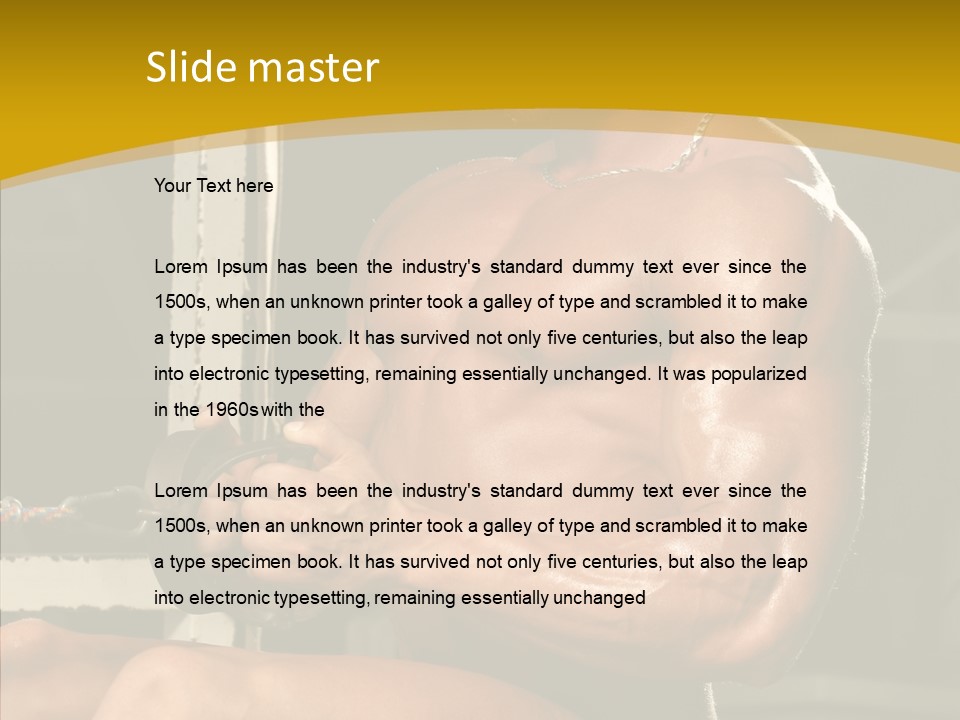 Grip Work Athletic PowerPoint Template