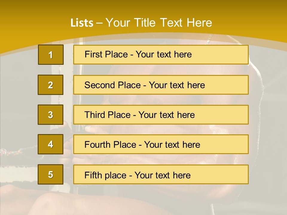 Grip Work Athletic PowerPoint Template