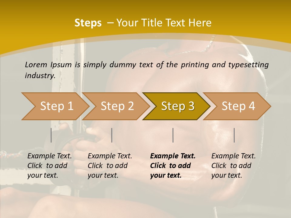 Grip Work Athletic PowerPoint Template