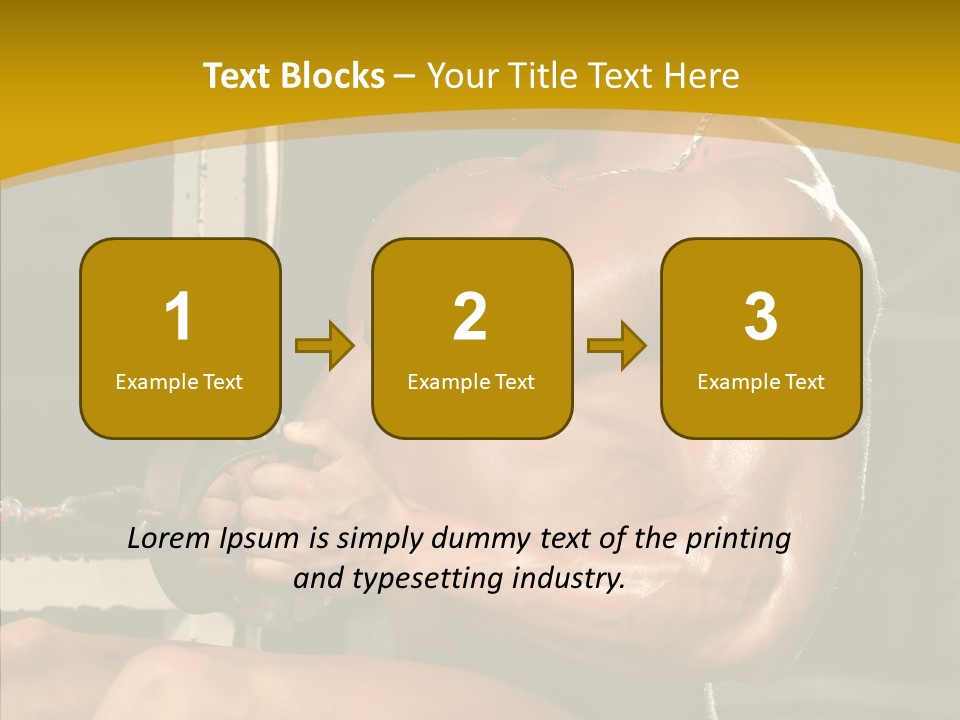 Grip Work Athletic PowerPoint Template