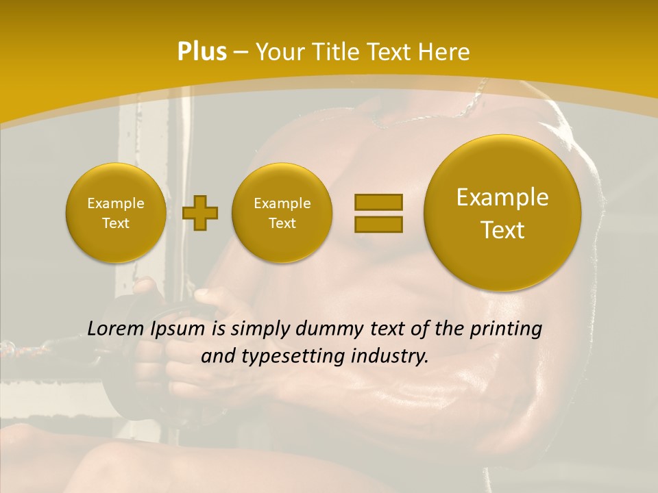Grip Work Athletic PowerPoint Template
